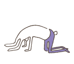 The rabbit in tights sticker #6116183