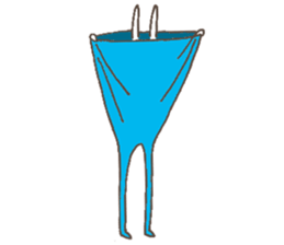 The rabbit in tights sticker #6116188