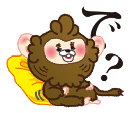 Momokichi of monkey . sticker #6116247