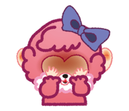 Momokichi of monkey . sticker #6116255