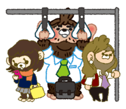 Momokichi of monkey . sticker #6116260