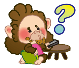 Momokichi of monkey . sticker #6116264