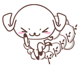 Long ears dog sticker #6116580