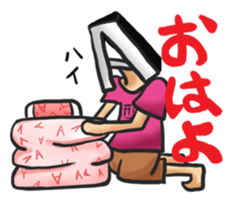 Blood type A type sticker #6116792