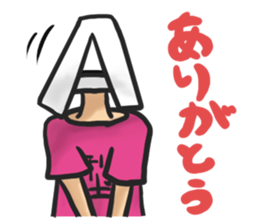 Blood type A type sticker #6116809