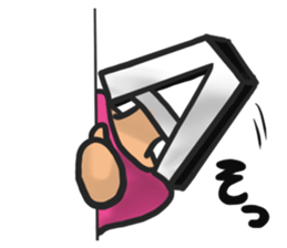 Blood type A type sticker #6116817