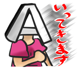 Blood type A type sticker #6116826