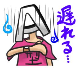 Blood type A type sticker #6116829