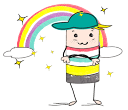 Sports boy sticker #6116994