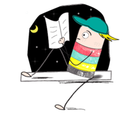 Sports boy sticker #6116996