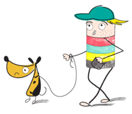 Sports boy sticker #6116997