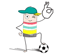 Sports boy sticker #6117001