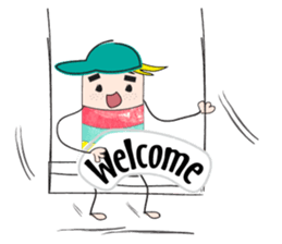 Sports boy sticker #6117007