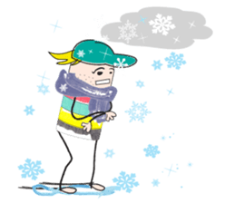 Sports boy sticker #6117008