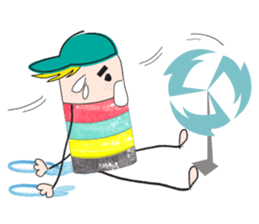 Sports boy sticker #6117009