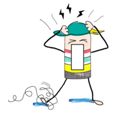 Sports boy sticker #6117016