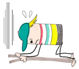 Sports boy sticker #6117017