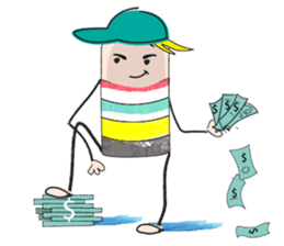 Sports boy sticker #6117021