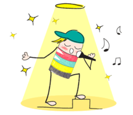 Sports boy sticker #6117027