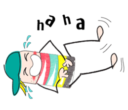 Sports boy sticker #6117028