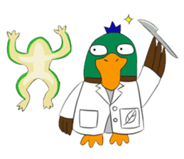 Six Scientist Birds in 6 Secs sticker #6117034