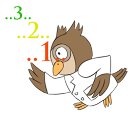 Six Scientist Birds in 6 Secs sticker #6117061