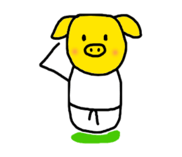The pig BUDO sticker #6117233