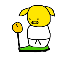The pig BUDO sticker #6117243
