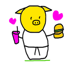 The pig BUDO sticker #6117244