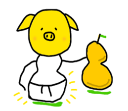 The pig BUDO sticker #6117252