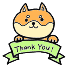 Shiba Inu round face sticker #6117466