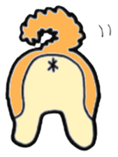 Shiba Inu round face sticker #6117471