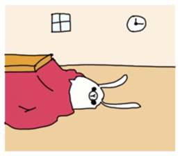 Too cute rabbit sticker #6117638