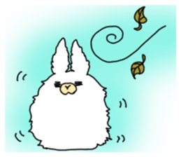 Too cute rabbit sticker #6117647