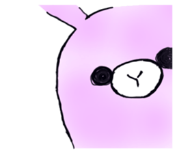 Too cute rabbit sticker #6117660