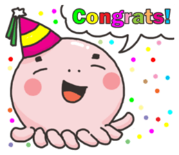 An Octopus not a Jellyfish sticker #6118031