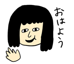 Hysteric woman sticker #6118152