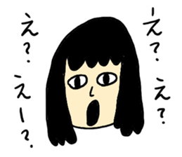 Hysteric woman sticker #6118158