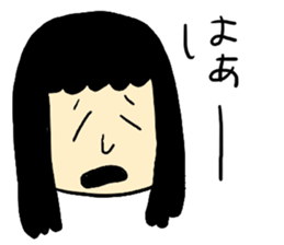 Hysteric woman sticker #6118163