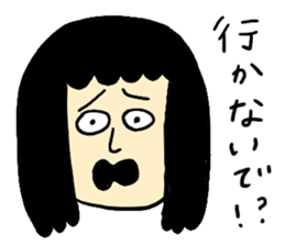 Hysteric woman sticker #6118165