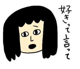 Hysteric woman sticker #6118177