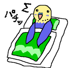 Mr. office worker budgerigar sticker #6118232