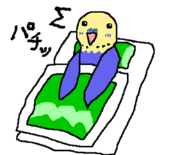 Mr. office worker budgerigar sticker #6118232