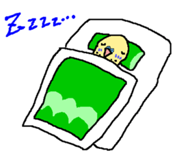 Mr. office worker budgerigar sticker #6118250