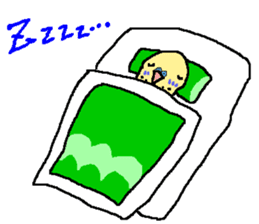 Mr. office worker budgerigar sticker #6118250