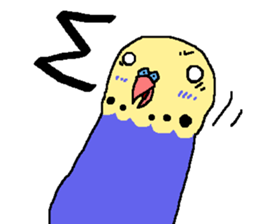 Mr. office worker budgerigar sticker #6118258