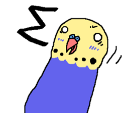 Mr. office worker budgerigar sticker #6118258