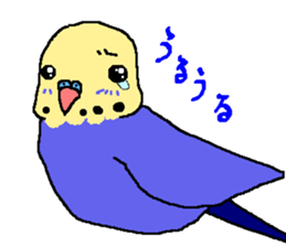 Mr. office worker budgerigar sticker #6118259