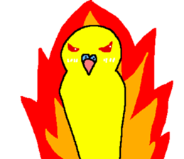 Mr. office worker budgerigar sticker #6118260