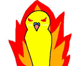 Mr. office worker budgerigar sticker #6118260